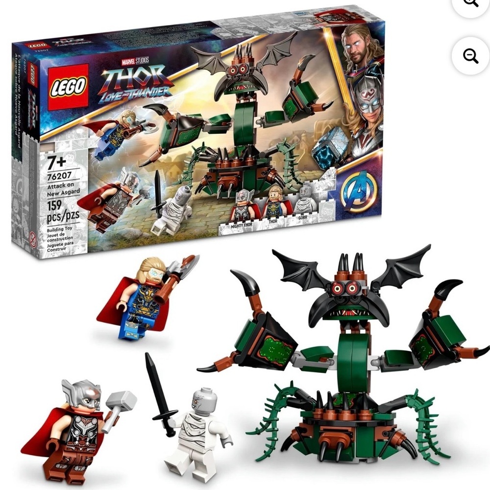 LEGO Marvel Attack on New Asgard, Thor Buildable Toy 76207